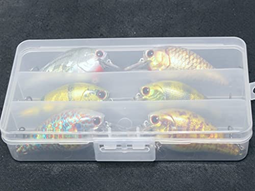 Minnow Crankbait for Bass Fishing Bass Lure Jerkbait Fishing Lures and Tackle Box - color: HC25KB4