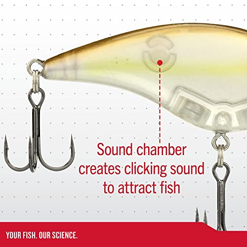 Berkley Clickin' Frittside Hard Bait - color: Ghost Red Craw, size: 2 4/5in - 3/7 oz
