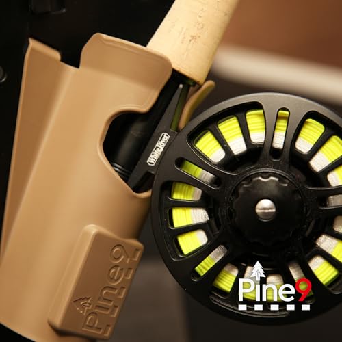 Ambie Fishing Rod Hip Holster - Patented Ambidextrous Quick-Draw Fishing Pole Holder, Made in USA - Spinning, Baitcaster & Centerpin Reels - Fits Any 1.5" Belt - color: Tactical Black