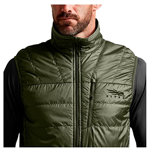 SITKA Kelvin Aerolite Vest - Lightweight Insulated Hunting Vest for Men - color: Dusty Olive, size: Large