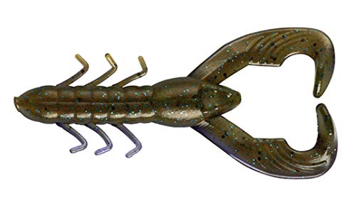 YUM Baits Co. Lures 3.5 Christie Craw Bait, Olive Shadow