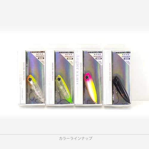 COUNTBASS 45mm 3.2g (1.77'' 0.1oz) Popper Hardbaits with Single Hook Topwater Surface Fishing Lures - color: 06