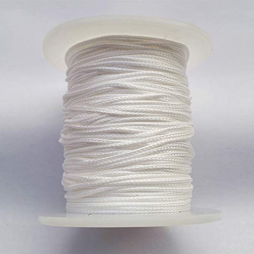 GPP 8 Strands Braided Fishing Line Bowfishing line 150 LBS 109 Yards (100M) 0.031 0.8mm,Hi-Grade Performance - color: White color