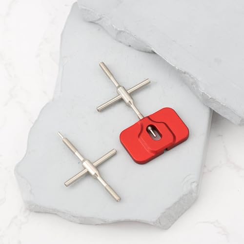 1 Set Reel Repair Tool Kit 90x13mm/8x78mm for Fishing Reel Maintenance Red