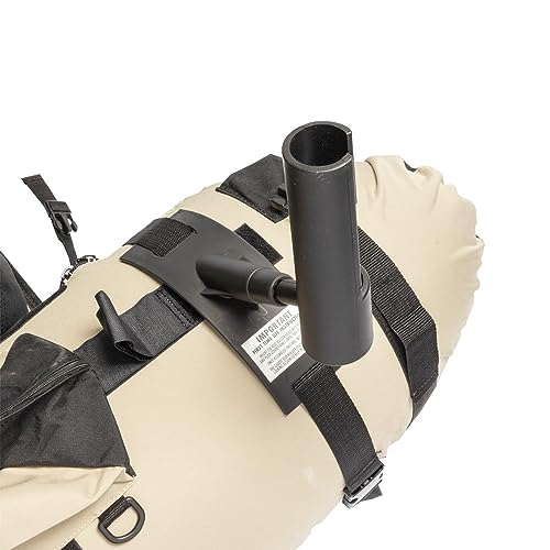 Extreme Max 3006.8644 Fishing Rod Holder for Inflatable Boats, Pontoons and Tubes,Black
