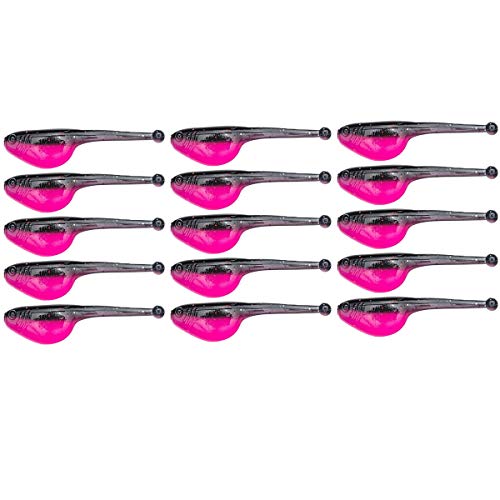 Strike King Mr. Crappie Shadpole Panfish Bait (15-Pack) - color: Pink Tuxedo
