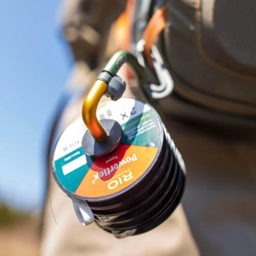 RIO Products Powerflex Tippet, Freshwater Fly Fishing Trout Tippet, Superb Knot Strength, Stretch, and Suppleness, 30yd Spools, 3 Pack - size: 4X - 6X