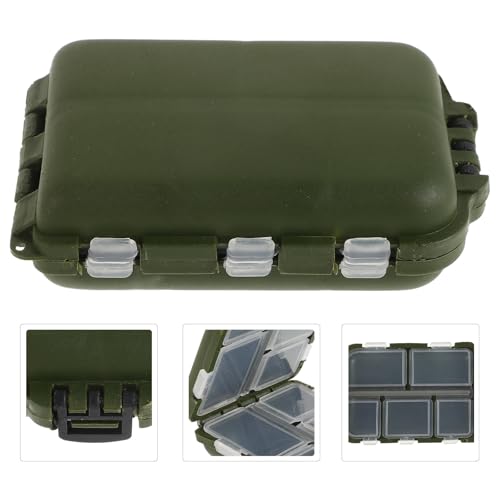 MAGICLULU Multi-compartment Fishing Tackle Box Lure Baits Container Waterproof Plastic Fishing Accessories Storage Case for Freshwater and Saltwater Anglers