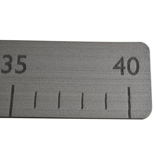 40" Fish Ruler for Boats, Laser Engraved Peel and Stick EVA Foam Fish Measuring Board, Fishing Measurement Tape for Fishing Boats, Yachts, Kayaks (Gray) - color: Gray