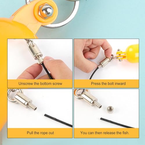 Stringer Fishing Stainless Steel Rust Proof Heavy Duty | Kayak Fishing Wading Stringer for Outdoor Kayak Shore Boat Pier Anglers Fishermen Father - color: 8 meters