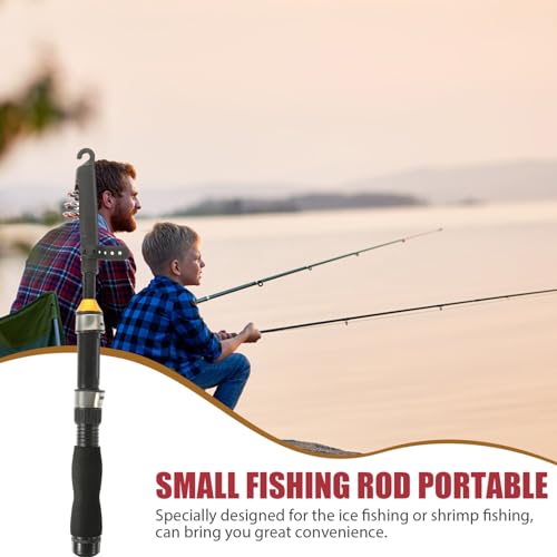 Happyyami Portable Carbon Fishing Rod Ultra Lightweight Angling Pole for Kayaking and Outdoor Use Compact Design Strong Durability for Various Waters