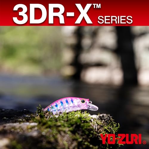 Yo-Zuri 3DR-X - color: Pearl Rainbow Trout, size: 80mm