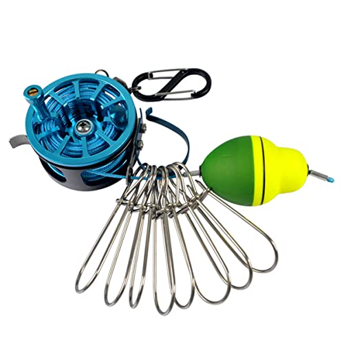Joyeee Fish Stringer, Foam Fishing Float, Lures, Baits, Ice Spearing Equipment Multi-Tools - color: #6m Blue