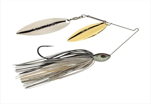 Berkley Power Blade Standard Fishing Spinnerbaits - color: Shad Spawn/Gold + Silver, size: 3/8 oz - Willow Willow