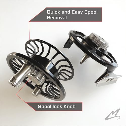 MAVRK USA Fly Fishing Reel | Large Arbor Closed Cage & Micro Reels | Euro Nymph & Floating Line | Ultra Lightweight, High Capacity, CNC Machined, Smooth Drag System - style: Enduro Floating 1/3