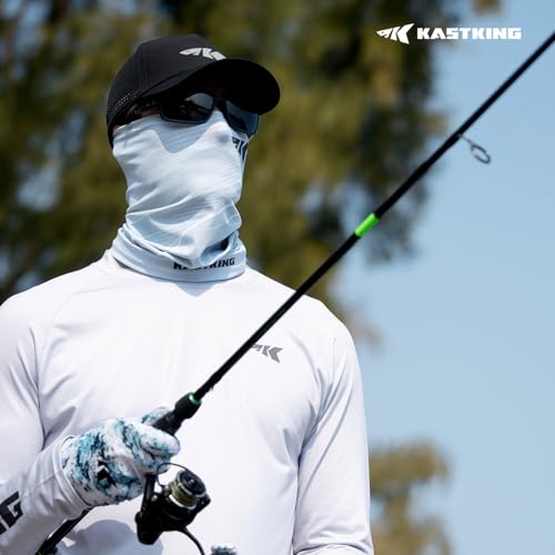 KastKing Ultimate Angler Neck Gaiter, UPF 50 Sun Mask, Sun Gaiters for Men & Women, Hydrocool Technology, Fishing, Hiking - color: A: Finesse Collection (Size: 19"x9.5")