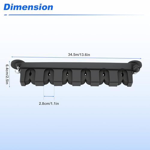 2X Magnetic Fishing Rod Holder, Magnetic Fishing Pole Storage Rack for Car Boat Truck Pickup Bed Wall Garage Door, W/ EVA Foam, Horizontally
