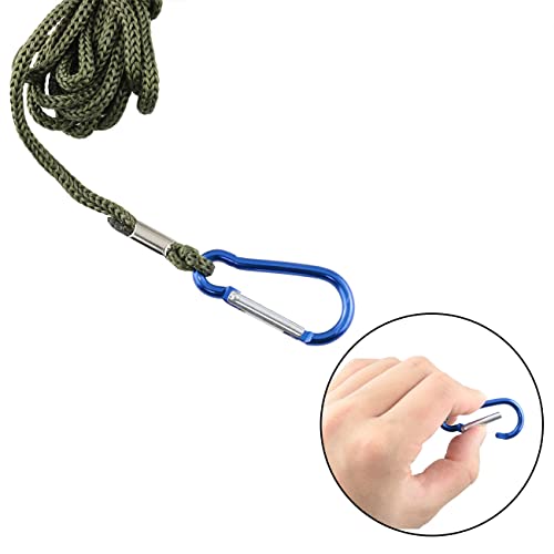Fish Stringer WHYHKJ Fishing Stringer Clip Stainless Steel Fishing Locking Buckle Live Fish Lure Locking Strap Fishing Accessories