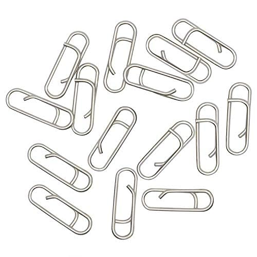 100pcs/pack Stainless Steel Power Clips Lure Clips Snaps Quick Change Fishing Lure Connector Kayak Drifting Fishing Fast Snaps Speed Clips - color: S_15mm_25lbs