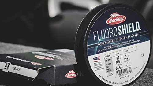 Berkley FluoroShield Fluorocarbon Fishing Line, Clear - size: 3000yd, style: 30lb Test