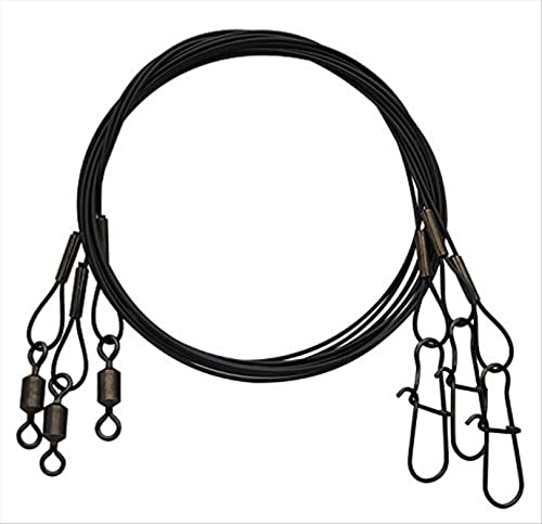 Eagle Claw Heavy Duty 12" Wire Leaders 3-Pack - color: Multi, size: One Size