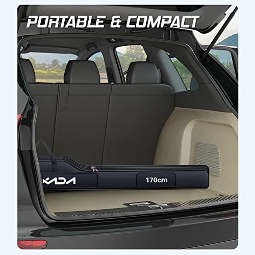 Lixada Fishing Rod Case - Portable Folding Pole and Reel Storage Bag, Gears Organizer - size: 210cm