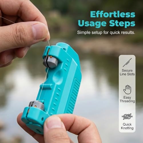 Automatic Fishing Knot Tying Tool, 2026 New Easy Cast Knot Tying Tool, Portable Electric Lure GT Knotter for Anglers
