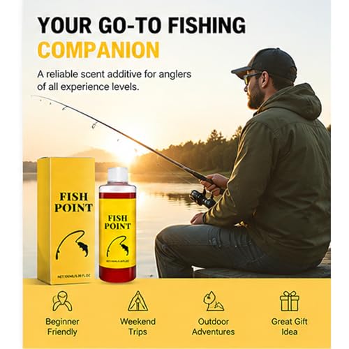 Concentrated Fish Attractant Liquid, Red Worm Fishing Scent Spray for Bait & Lures, 100ml Fish Bait Additive for Trout, Bass, Panfish, Lake River Dock & Freshwater Fishing Gear - color: 2PC