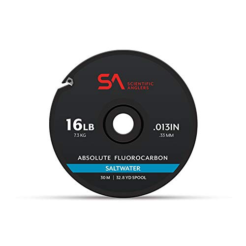 Scientific Anglers Absolute Fluorocarbon Saltwater Fly Fishing Tippet - size: 30m - 12lb