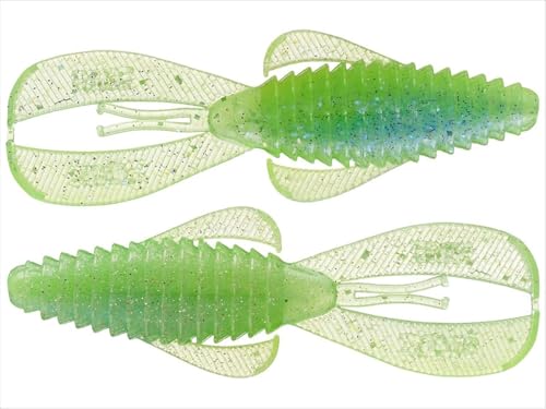 Strike King Rage Bug Fishing Lure, Soft Plastic Grub, Unique Design, Subtle Action - color: Sexy Shad 2.0, size: 3.5"