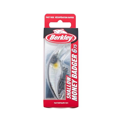Berkley Shallow Money Badger Fishing Hard Bait - color: Black Silver, size: 2.6 in - 1/2 oz