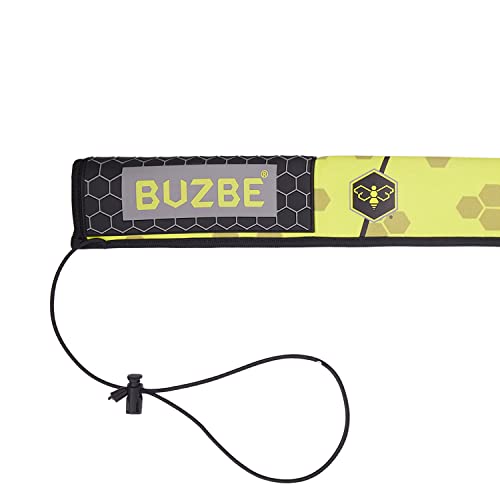 BUZBE Casting Quik-Shield Rod Cover, Fishing Rod Sleeve, Rod Sock, Neoprene Rod Cover, Casting Rod Cover - color: Yellow Hex