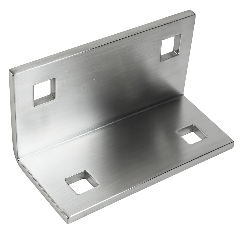 DH-SSA Dock Stringer Angle Bracket, 316 Stainless Steel, 1/4" Thick, Rust-Proof Marine Grade Hardware for Saltwater Docks – Made in USA