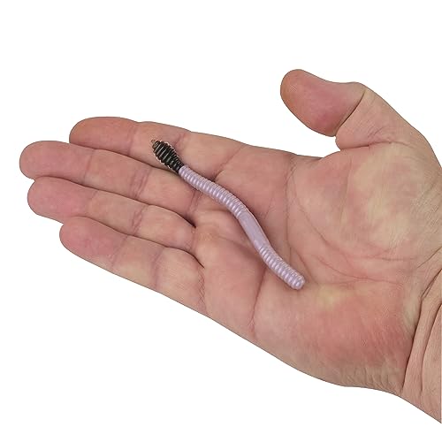 Berkley PowerBait Floating Steelhead Worm Fishing Soft Bat - color: Purple Nurple