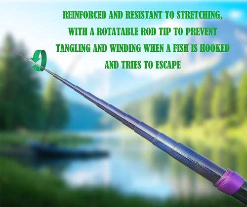 Carbon Fiber Telescopic Fishing Rod 26.6FT Portable Ultralight Fly Rod Tenkara Rods Collapsible Bass Crappie Full Kit Pocket Fishing Pole Bamboo Fishing Pole - color: Fishing rod kit, size: 14.7 ft