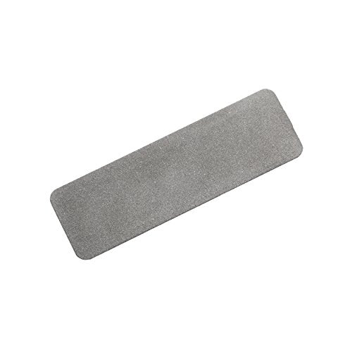 Buck Knives Dual Flat Pocket Stone Knife Sharpener, Pocket Knife Sharpening Stone for Hunting Knives and Fishing Hooks, Dual-Grit 100% Diamond-Coated, Made in the USA, Grey, 1.3 oz