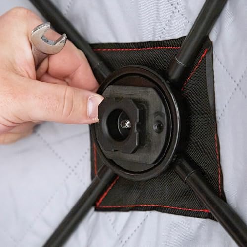 Eskimo® 41944 E-Hub™ Rattle Reel, Ice Shelters, Black