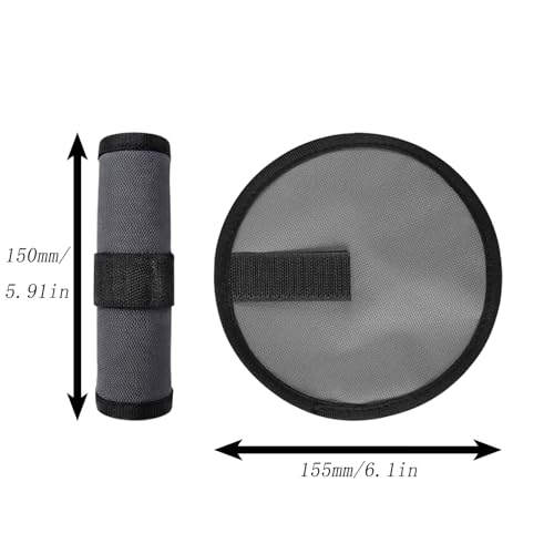 4PCS Fishing Lure Protective Covers Hook Bait Protective Sleeves Outdoor Fishing Rod Bait Storage Accessories Rubber Backing and Heavy Duty Canvas Material