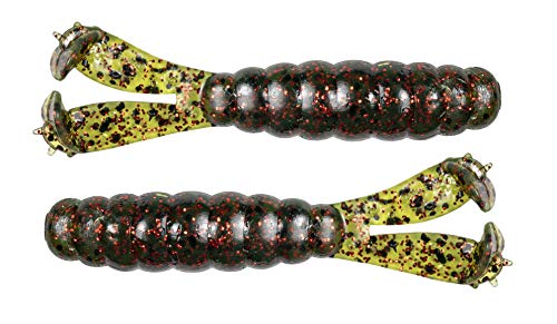 Z-MAN Goat 3 3/4 inch Soft Plastic Grub 4 Pack - style: Watermelon Red