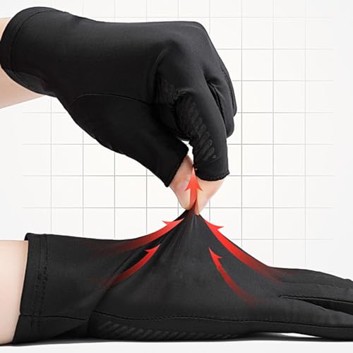 Uv for Protection Fishing Fingerless Gloves Light Breathable Sunscreen Driving Outdoor Cycling - color: C