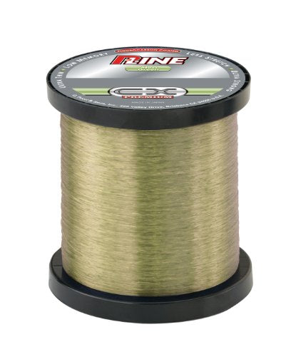P-Line CX Premium Fishing Line 3000 YD Bulk Spool - color: Moss Green, size: 15-Pound