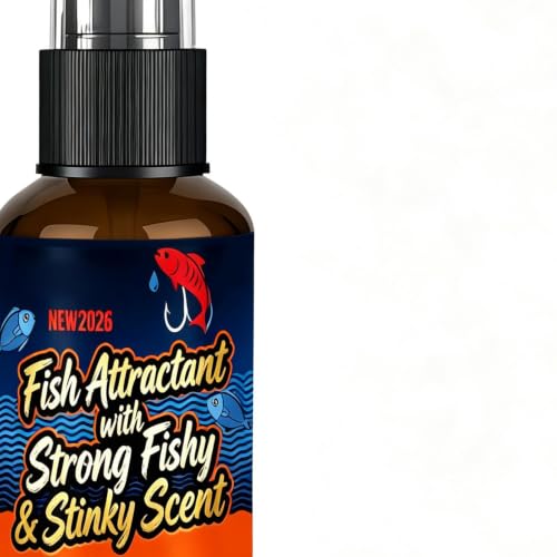 Fish Attractant Spray | 60ml Additive Lures Attraction with Fishy Stinky Scent - Fish Bait Scent | for Reservoirs Lakes Rivers Sports Outdoors Trout Cod Carp Bass