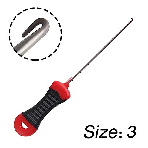 Bait Needle, Stainless Steel Fish Stringer 4 in 1 Carp Fishing Baits Needle Tools Drilling Needle for Making Drilling Rig