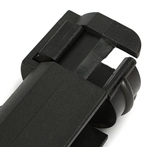 HiUmi Adjustable Black Fishing Rod Holder for Boat Kayak Swivel Side Mount Kits Tackle - color: RH40-2Pack