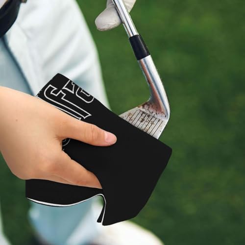 Rodfather Fishing Microfiber Golf Towel, 16x24 Waffle Pattern with Carabiner Clip, Tri-Fold Large Golf Ball Towels, Golf Bag Accessories for Men Women, Golf Gift