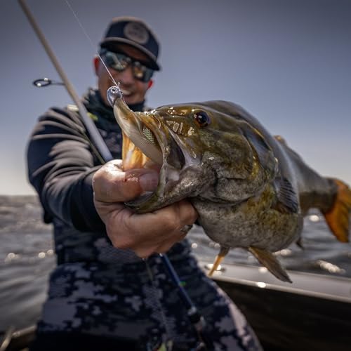 Duckett Fishing Sway Head Jig, Innovative Design for Enhanced Swaying Action and Effective Soft Plastic Rigging - size: 3/8oz