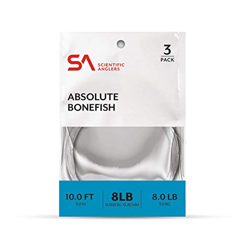 Scientific Anglers Absolute Bonefish Leader - 3 Pack - size: 12lb