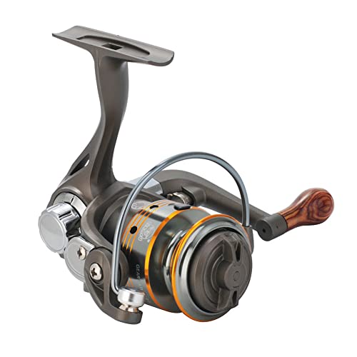 Mini Spinning Reel, 5.2:1 Gear Metal Fishing Reel, 13+1BB Powerful Spinning Fishing Reels with Interchangeable Handle, Small Compact Fishing Reel for Carp Bass Trout Fishing mini 150