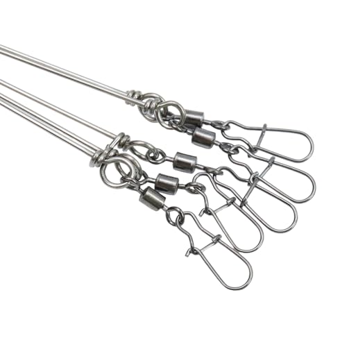 Dnyta 5 Arms Umbrella Rig Kit Umbrella‑Style Alabama Rig Kit, Classic | Multi‑Arm Fishing Bait Rigs Crank Hook and Soft Bait for Trout Perch Walleye Freshwater/Saltwater Boat Trolling - color: Classic
