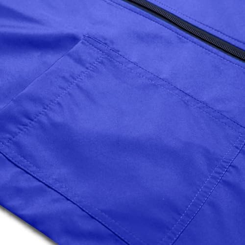 Men Women Outdoor Fishing Vest Zip Up Travel Hiking Summer Outerwear Unisex Mesh Breathable Waistcoat Lightweight - color: Blue, size: 3X-Large